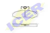 Превью - 181261 ICER Комплект тормозных колодок, дисковый тормоз (фото 3)