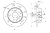 78BD0412 ICER Диск тормозной задний mb w124/w210 2.0-3.0td 85>