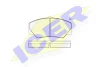 Превью - 140542 ICER Комплект тормозных колодок, дисковый тормоз (фото 3)
