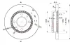 78BD0601 ICER Диск тормозной передний nissan almera 1.4 95-00