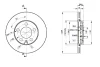 78BD5308 ICER Диск тормозной передний skoda fabia, vw polo 1.0/1.2 99>