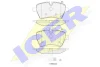 Превью - 181756 ICER Комплект тормозных колодок, дисковый тормоз (фото 3)