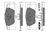 Превью - 181551 ICER Комплект тормозных колодок, дисковый тормоз (фото 2)