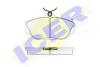 Превью - 181506 ICER Комплект тормозных колодок, дисковый тормоз (фото 3)