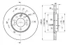 78BD9043 ICER Диск тормозной передний opel vectra, saab 900 1.6-2.5/2.0/2.2tdi 99>