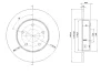 78BD4101 ICER Диск тормозной задний nissan primera/almera tino 1.6/1.8/2.0/2.2di 00>