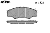 Превью - 181824 ICER Комплект тормозных колодок, дисковый тормоз (фото 2)
