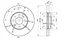 78BD2232 ICER Диск тормозной передний renault laguna/megane/safrane all 90>