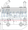 Превью - 90667 NISSENS Масляный радиатор, автоматическая коробка передач (фото 6)