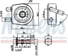 Превью - 91102 NISSENS Масляный радиатор, автоматическая коробка передач (фото 6)
