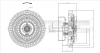Превью - 837-0057 TYC Сцепление, вентилятор радиатора (фото 2)