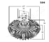 Превью - VC-504 JAPANPARTS Сцепление, вентилятор радиатора (фото 3)