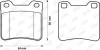 Превью - 571899J JURID Комплект тормозных колодок, дисковый тормоз (фото 4)