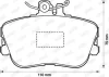 Превью - 571828D JURID Комплект тормозных колодок, дисковый тормоз (фото 3)