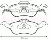 Превью - 571967D JURID Комплект тормозных колодок, дисковый тормоз (фото 3)