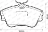 Превью - 571847D JURID Комплект тормозных колодок, дисковый тормоз (фото 3)