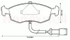 Превью - 571351D JURID Комплект тормозных колодок, дисковый тормоз (фото 2)