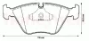 Превью - 571355D JURID Комплект тормозных колодок, дисковый тормоз (фото 2)