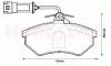Превью - 571356D JURID Комплект тормозных колодок, дисковый тормоз (фото 2)