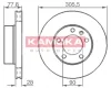 1032434 KAMOKA Тормозной диск