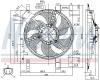 Превью - 85028 NISSENS Вентилятор, охлаждение двигателя (фото 6)