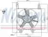 Превью - 85056 NISSENS Вентилятор, охлаждение двигателя (фото 6)