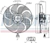 Превью - 85690 NISSENS Вентилятор, охлаждение двигателя (фото 6)