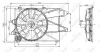 Превью - 47260 NRF Вентилятор, охлаждение двигателя (фото 2)