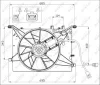 Превью - 47460 NRF Вентилятор, охлаждение двигателя (фото 3)