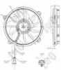 009-014-0004 ABAKUS Вентилятор, охлаждение двигателя