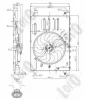 Превью - 042-014-0003 ABAKUS Вентилятор, охлаждение двигателя (фото 2)