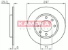 103488 KAMOKA Тормозной диск