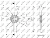 Превью - 49809 NRF Крыльчатка вентилятора, охлаждение двигателя (фото 2)