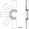 CFW 12 000P KNECHT/MAHLE Крыльчатка вентилятора, охлаждение двигателя