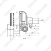 Превью - GEW-BE012 GMB Дополнительный водяной насос (фото 4)