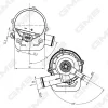 Превью - GEW-BE012 GMB Дополнительный водяной насос (фото 5)