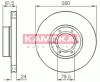 Превью - 1032134 KAMOKA Тормозной диск (фото 3)