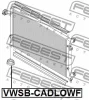 Превью - VWSB-CADLOWF FEBEST Подвеска, радиатор (фото 2)