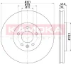 Превью - 103311 KAMOKA Тормозной диск (фото 3)