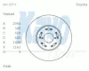 Превью - BR-9375 KAVO PARTS Тормозной диск (фото 2)