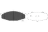 Превью - KBP-6501 KAVO PARTS Комплект тормозных колодок, дисковый тормоз (фото 9)