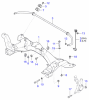 Превью - 0K2N134170A HYUNDAI/KIA/MOBIS Стойка стабилизатора переднего левая (фото 2)