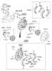 Превью - 583051MA00 HYUNDAI/KIA/MOBIS Колодки тормозные тормоза стояночного (фото 3)