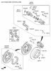 Превью - 58302-D5A50 HYUNDAI/KIA/MOBIS Комплект тормозных колодок с накладками (4шт) optima зад (фото 6)