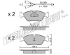 093.1W TRUSTING Тормозные колодки