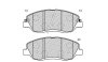 Превью - 24159z KLAXCAR FRANCE Комплект тормозных колодок, дисковый тормоз (фото 3)