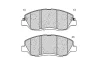 Превью - 24159z KLAXCAR FRANCE Комплект тормозных колодок, дисковый тормоз (фото 6)