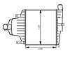 30541 NRF Интеркулер (радиатор интеркулера)