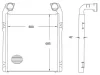 30553 NRF Интеркулер (радиатор интеркулера)