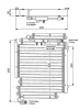 35056 NRF Радиатор кондиционера